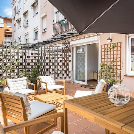 With Terrace A Step Away From Montjuic Apartament *